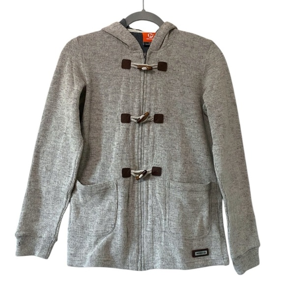 Merrell Hewes Performix Zippered Toggle Wool Hooded Sweater - Picture 3 of 8